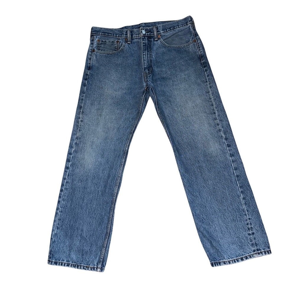 LEVI'S 505 Americana Regular Fit Jeans Light Wash Straight Leg Men's | 36x29
